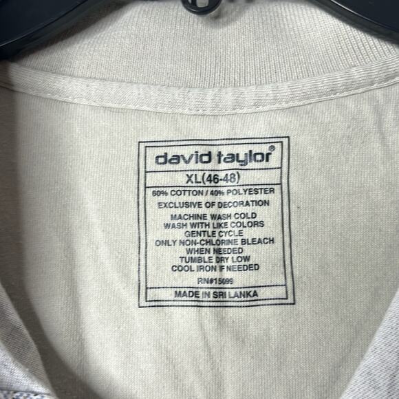 David Taylor Vintage Banded Polo XL - Picture 2 of 4